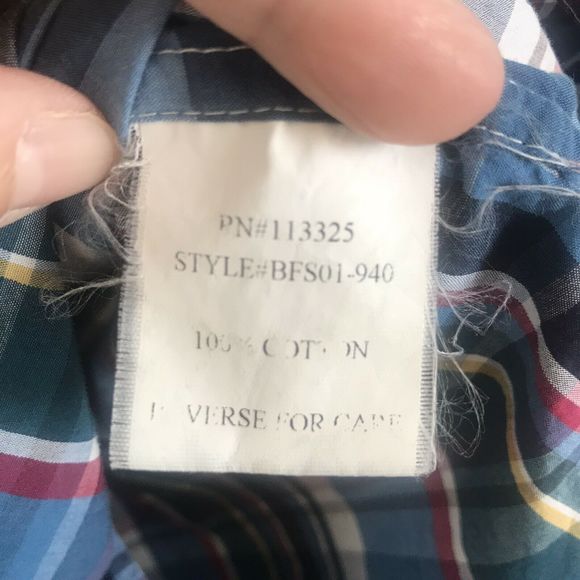 Sons of Fortune New York Plaid Button Down Shirt - Picture 5 of 7